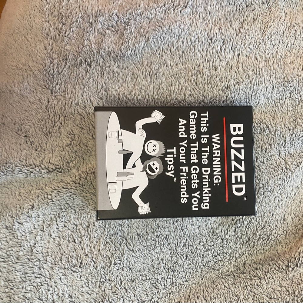 NWOT buzzed drinking game